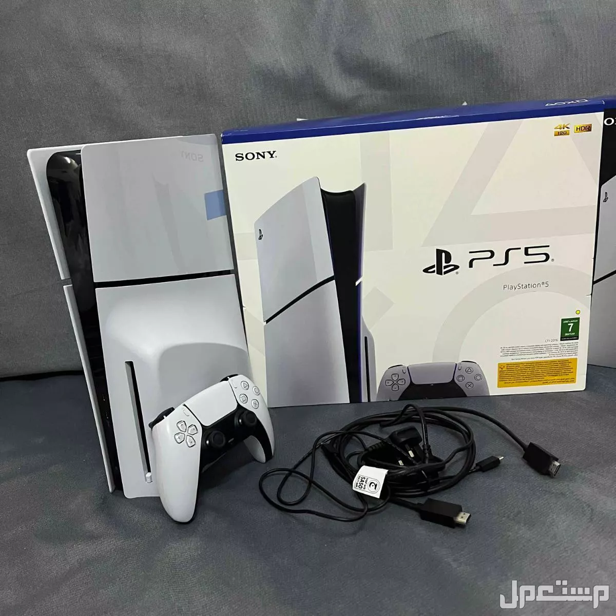 بلايستيشن سوني 5 مستخدم شبه جديد ضمان شهر