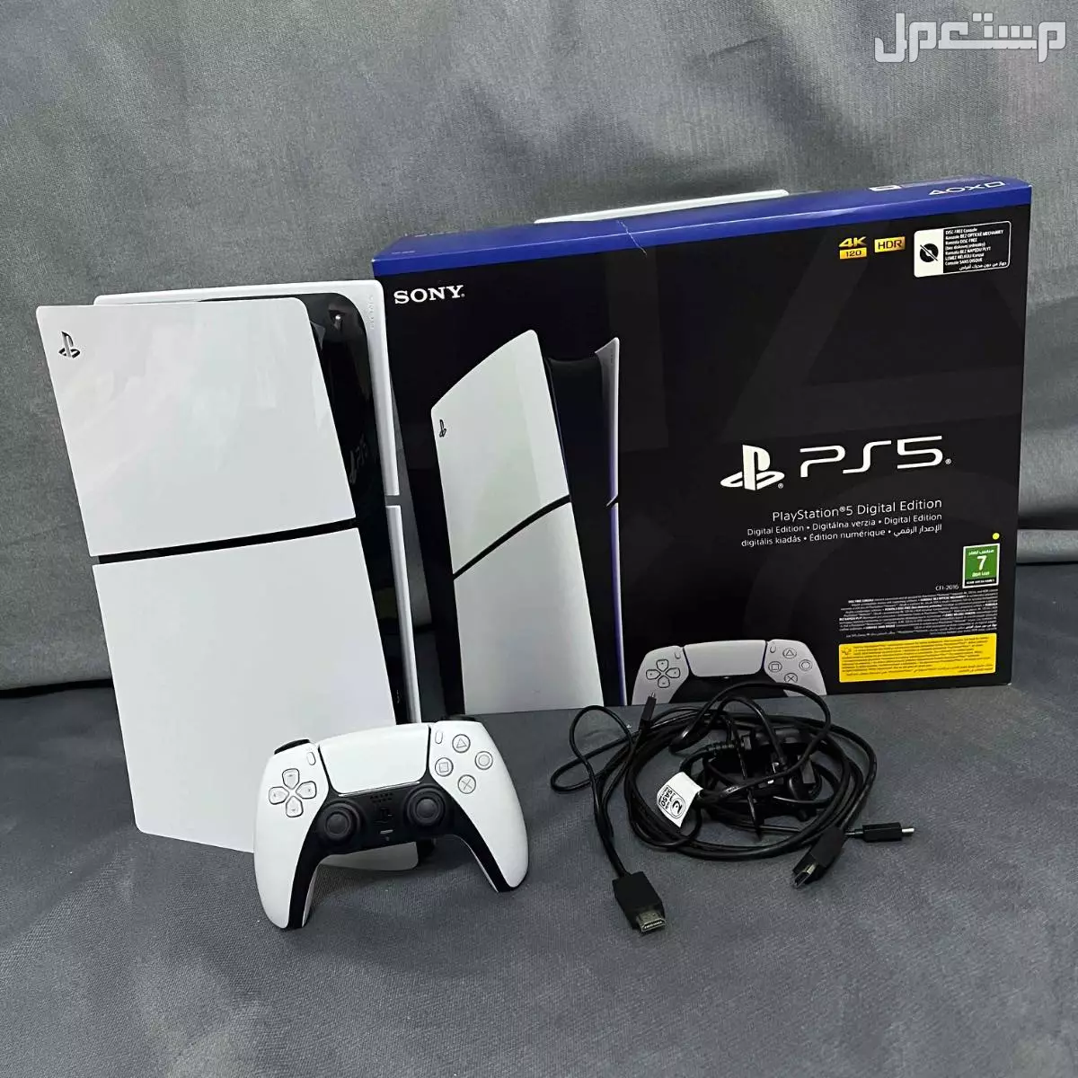 بلايستيشن سوني 5 مستخدم شبه جديد ضمان شهر