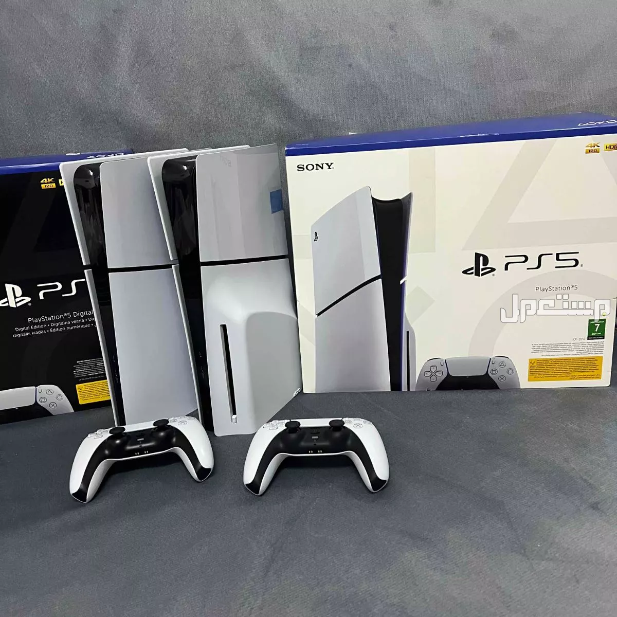 بلايستيشن سوني 5 مستخدم شبه جديد ضمان شهر