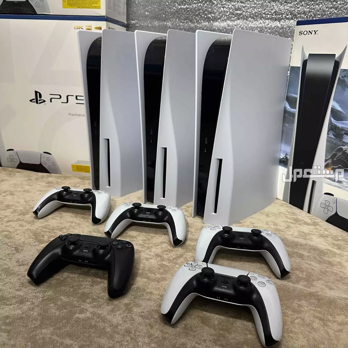 بلايستيشن سوني 5 مستخدم شبه جديد ضمان شهر