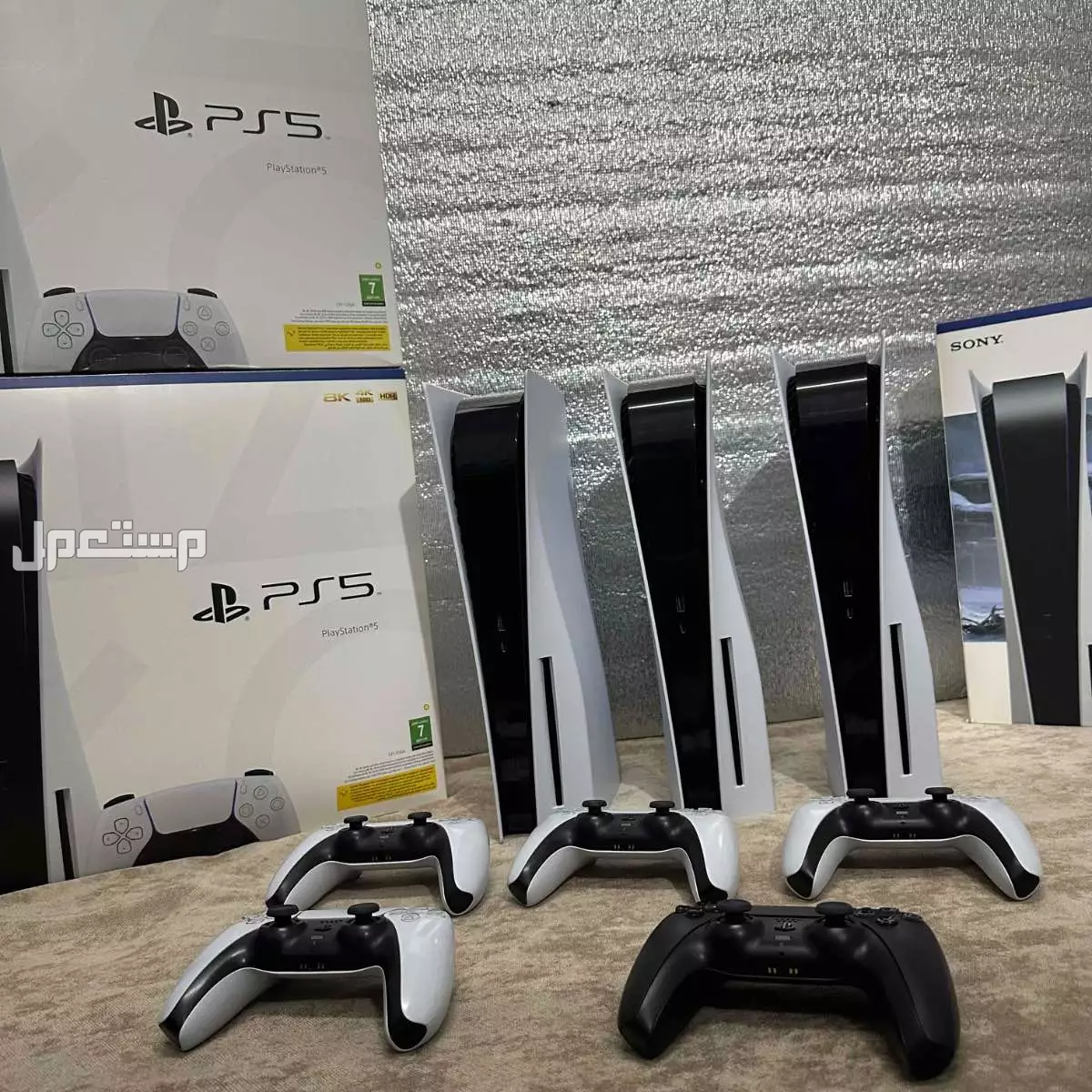 بلايستيشن سوني 5 مستخدم شبه جديد ضمان شهر