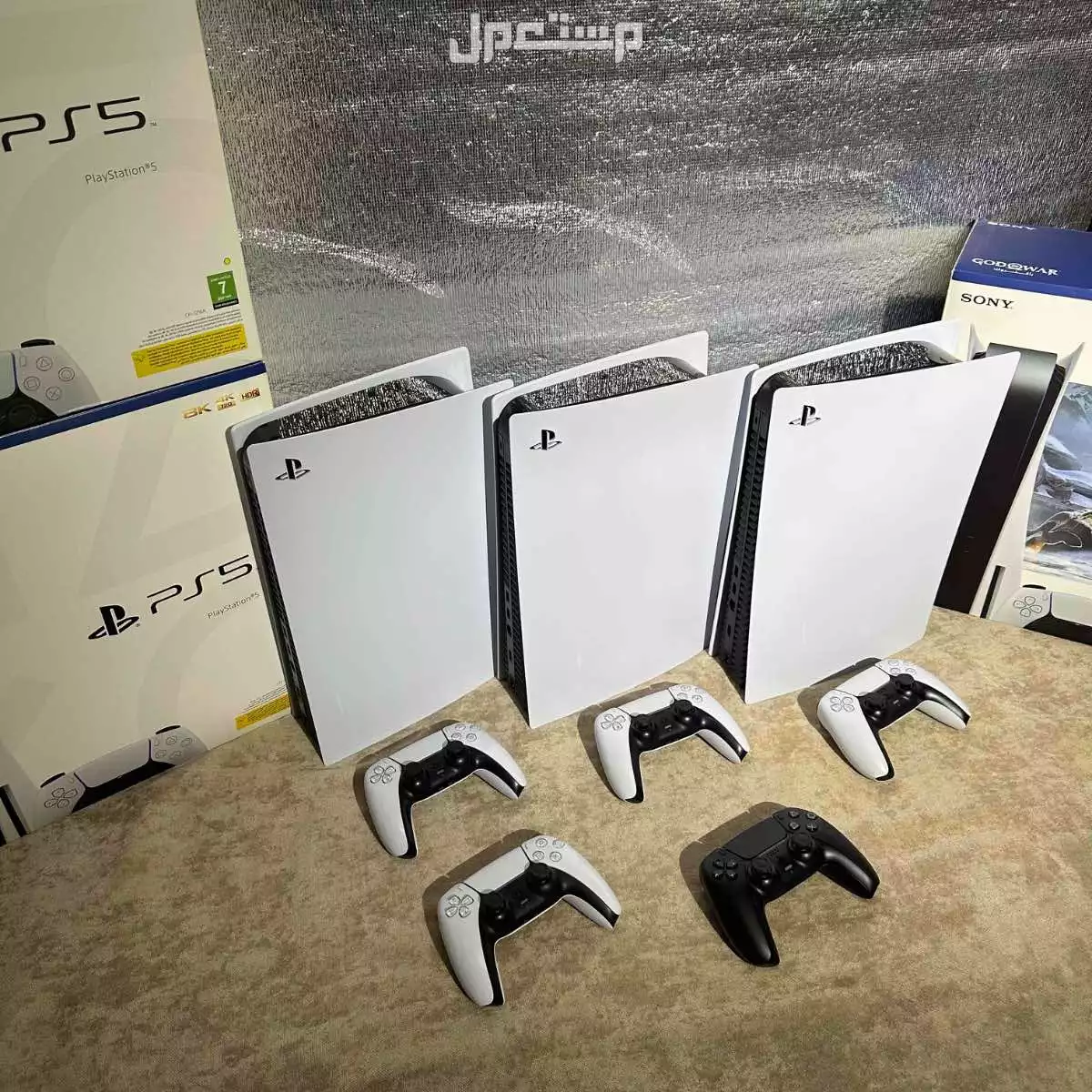 بلايستيشن سوني 5 مستخدم شبه جديد ضمان شهر