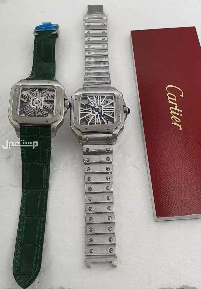 ساعات كارتير رجالي ماستر كوالتي جلد وستيل