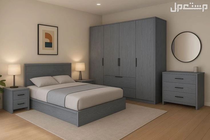 عنوان مقترح للإعلان:  "حوّل غرفتك إلى جناح فندقي – طقم غرف نوم فاخر ومتكامل بتصميم مخصص