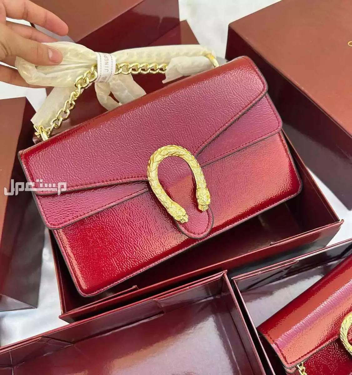 شنط ماركة قوتشي ماستر كوالتي حجمين