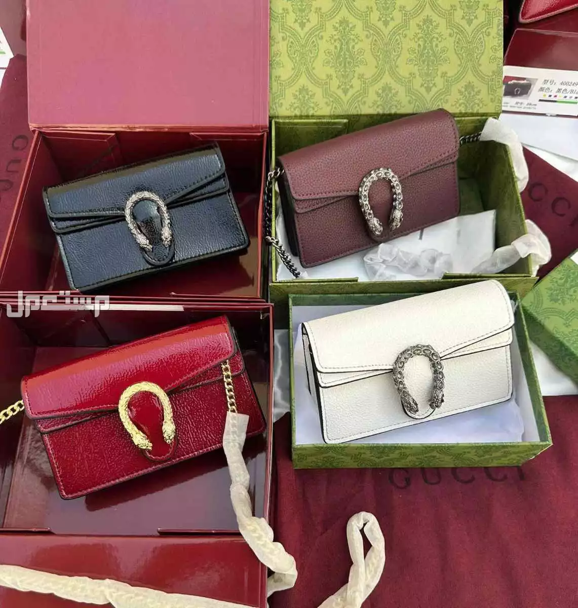 شنط ماركة قوتشي ماستر كوالتي حجمين
