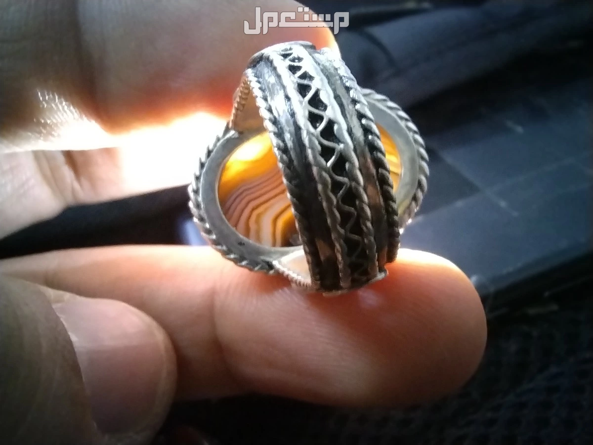 خاتمين صياغة نجراني عقيق يماني  في الرياض بسعر 160 ريال سعودي