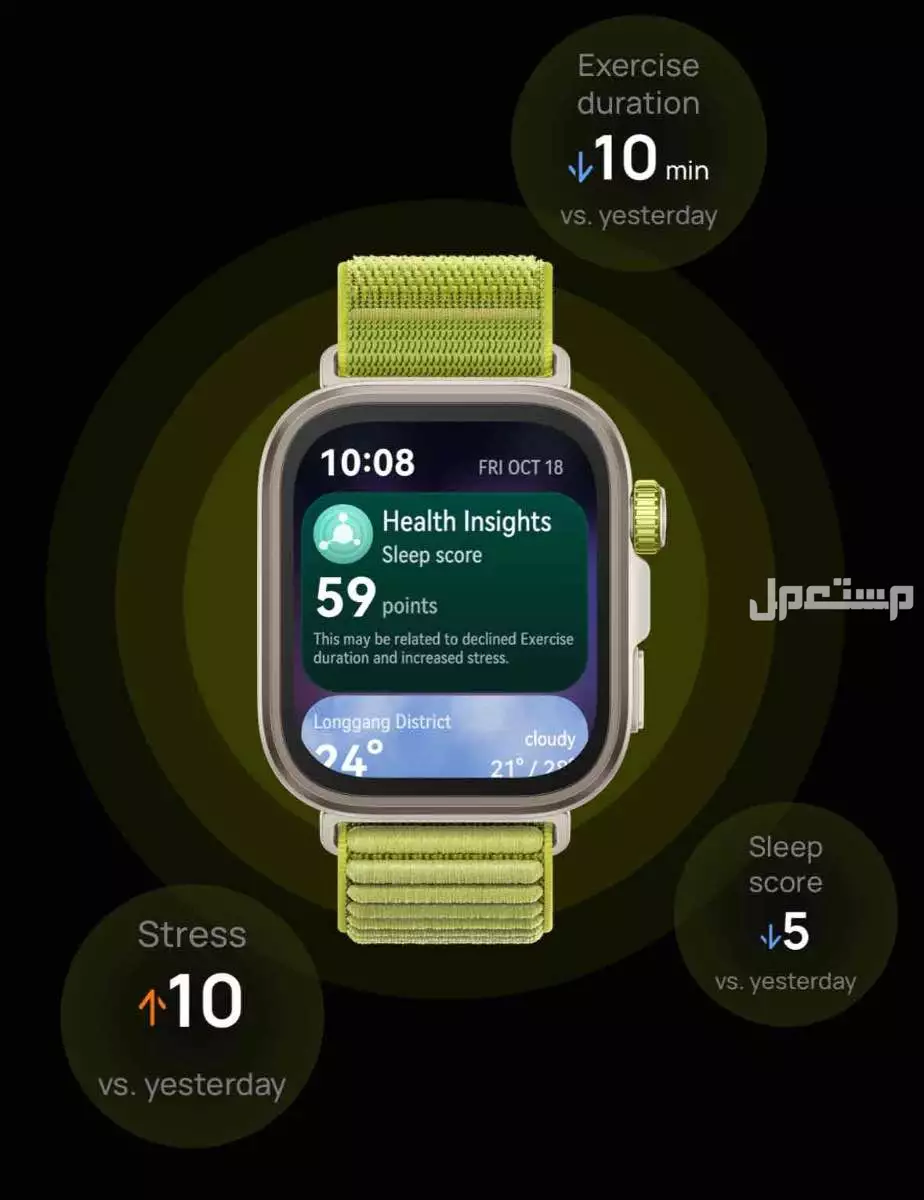ساعة Huawei Watch Fit 4 Pro - هواوي فيت 4 برو