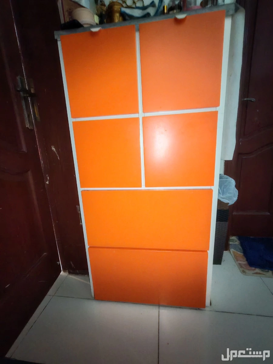 🟧 خزانة أدراج 6 أدراج + درج متحرك بعجلات 🟧