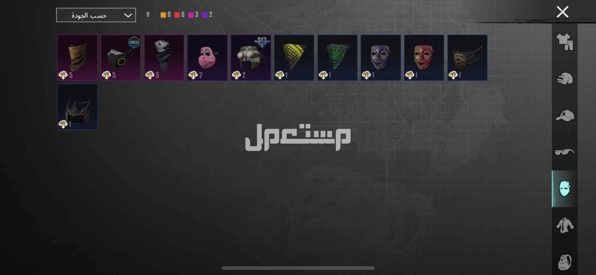 للبيع حساب ببجي كما هو موضح في الصور