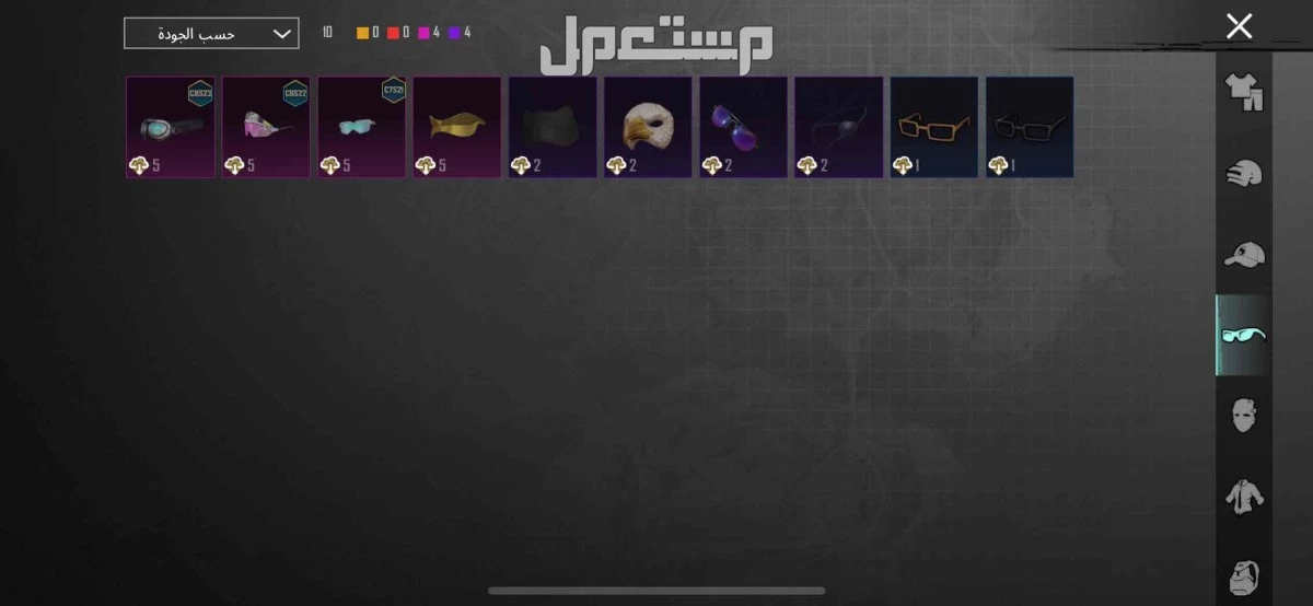 للبيع حساب ببجي كما هو موضح في الصور