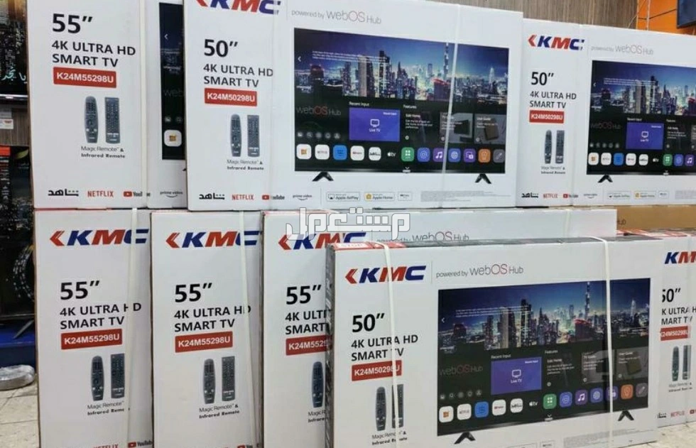 شاشات تلفزيون اسمارت 4k في الرياض