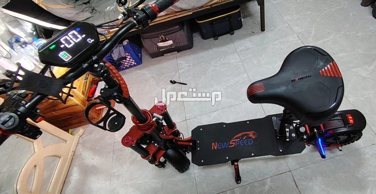 سكوتر كهربائي جديد للبيع الرياض حي الملك فيصل شارع ابي سعيد
