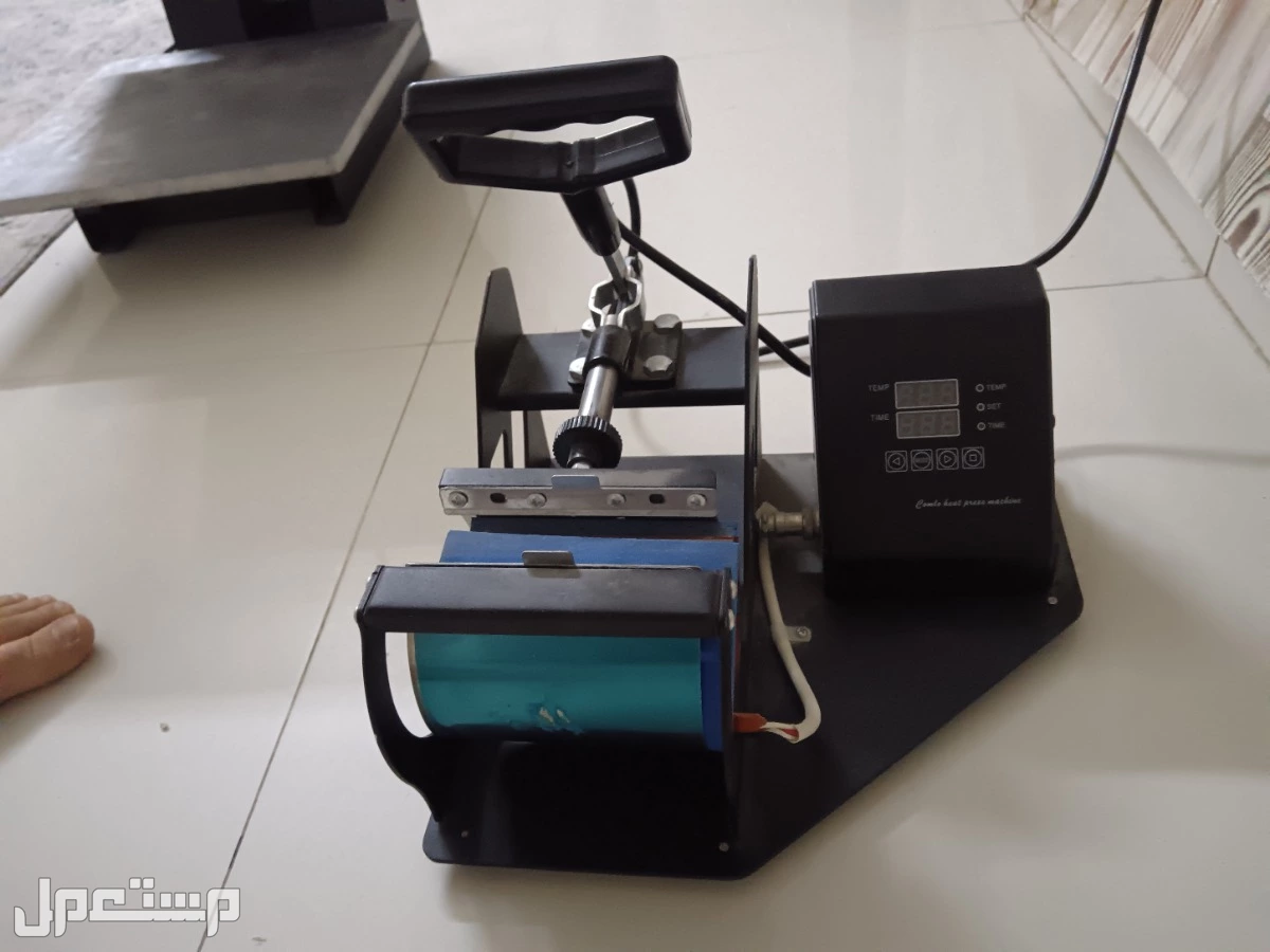 مكبس حراري مسطح واكواب وطابعه pixma ملون وعادي في الرياض بسعر 1450 ريال سعودي قابل للتفاوض