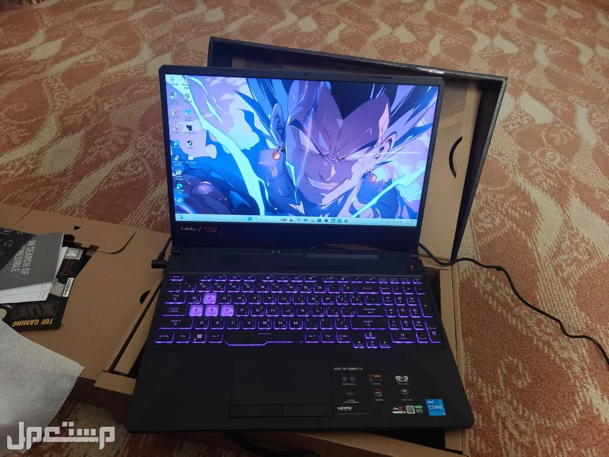 لاب توب قيمنق اسوس تقريبا جديد
