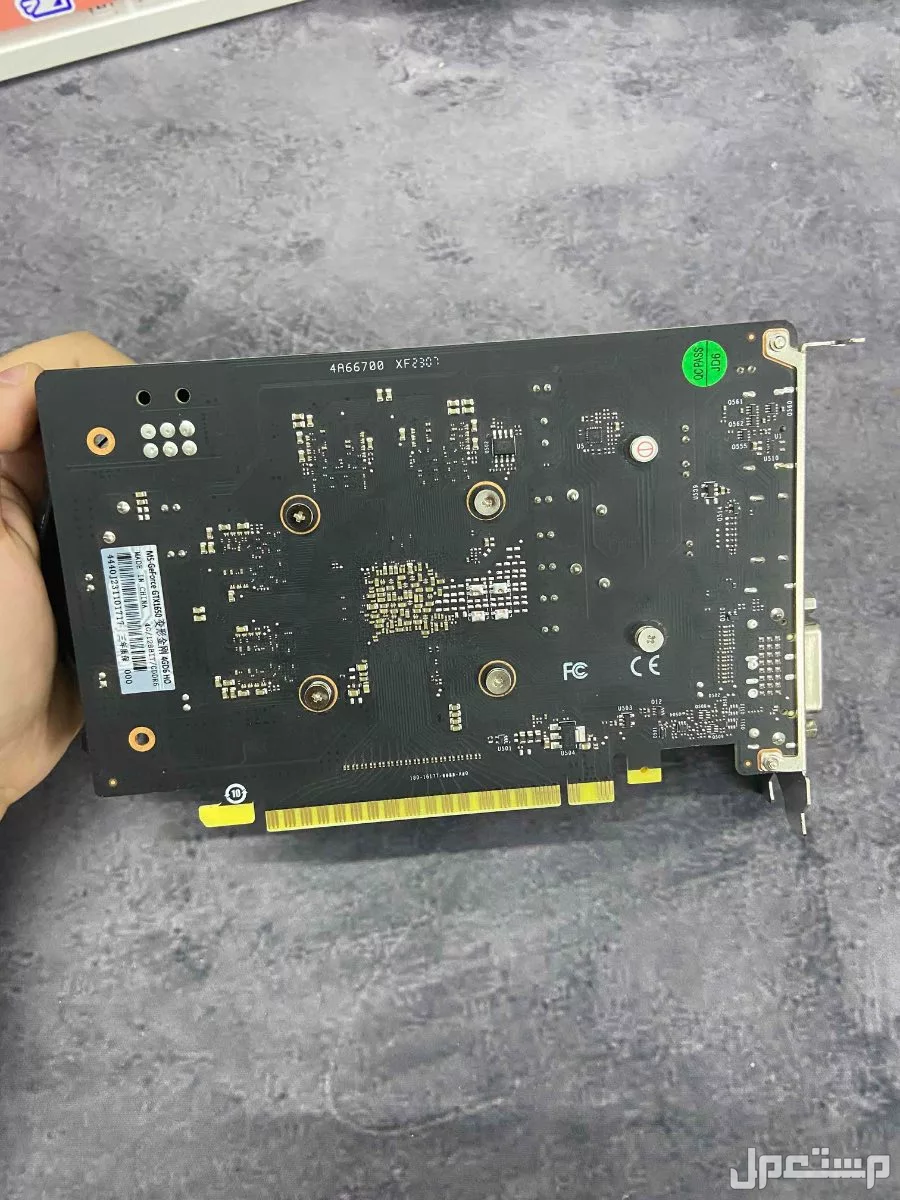 كرت شاشة GTX 1650 بحالة ممتازة، نظيف ومجرب