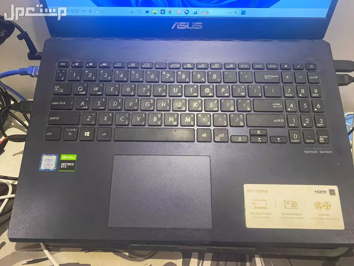 لابتوب ماركة أسوس في الرياض بسعر ألف ريال سعودي