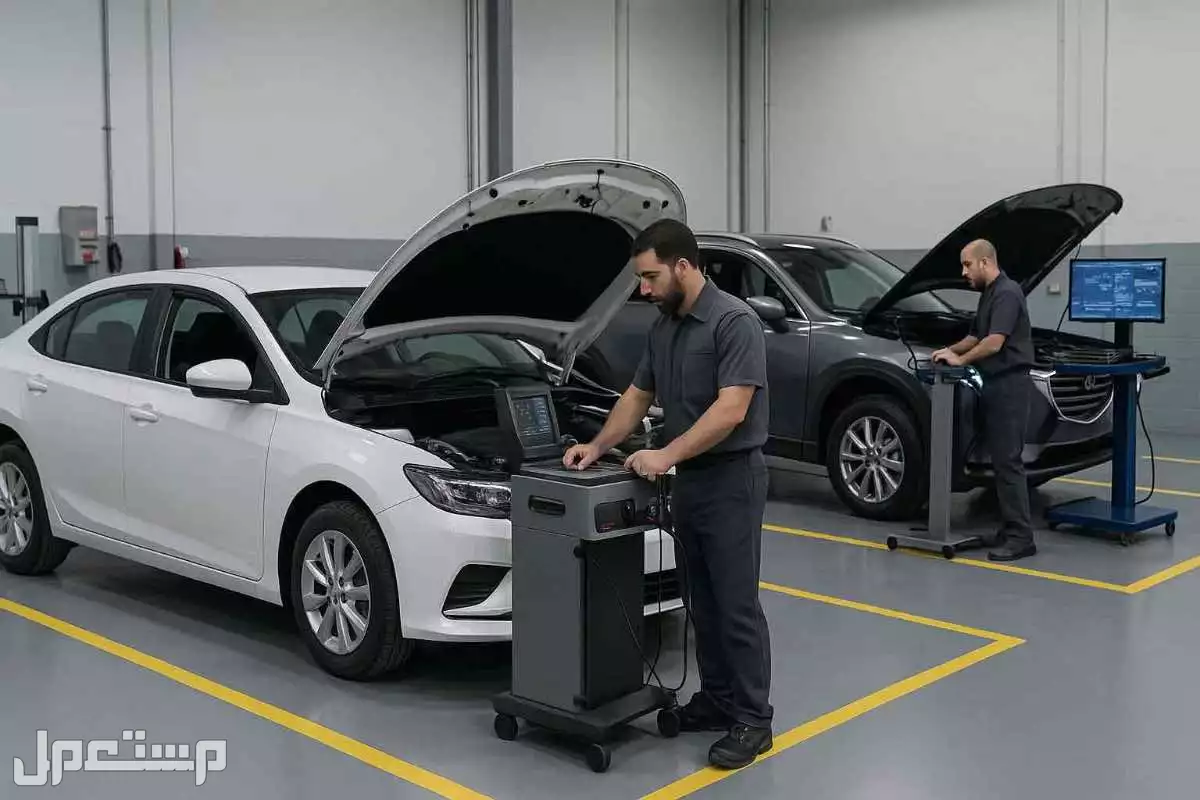 ✅ فحص سيارات متنقل بالرياض مع تقرير شامل بالصور