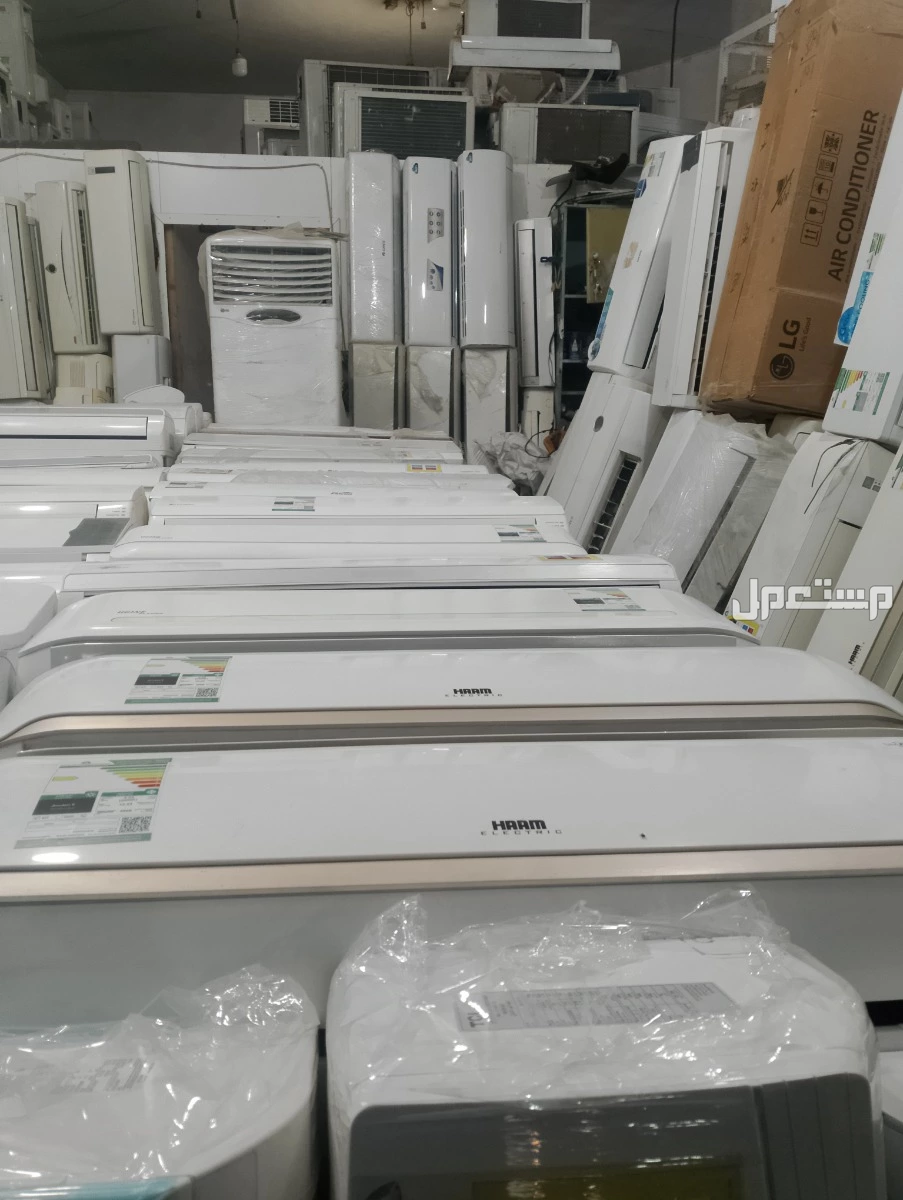 لبيع واستبدال جميع انواع المكيفات اسبليت وشباك بالتركيب والضمان 7 نجوم وشرايح