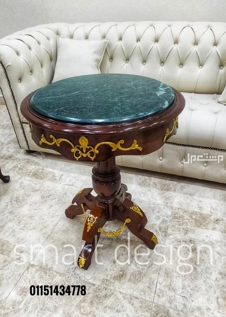 ترابيزه ضيافه خشب زان احمر مطعم بالنحاس الاصلي  اثاث مكتبي  01151434778