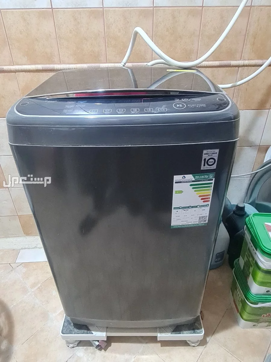 غسالة ملابس ال جي للبيع  بحالة ممتازة