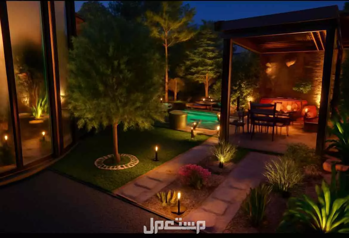تصميم وتنفيذ حديقة المنزل  في الرياض