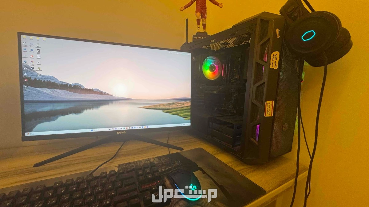 كمبيوتر مكتبي احترافي للبيع بمواصفات عالية الرياض