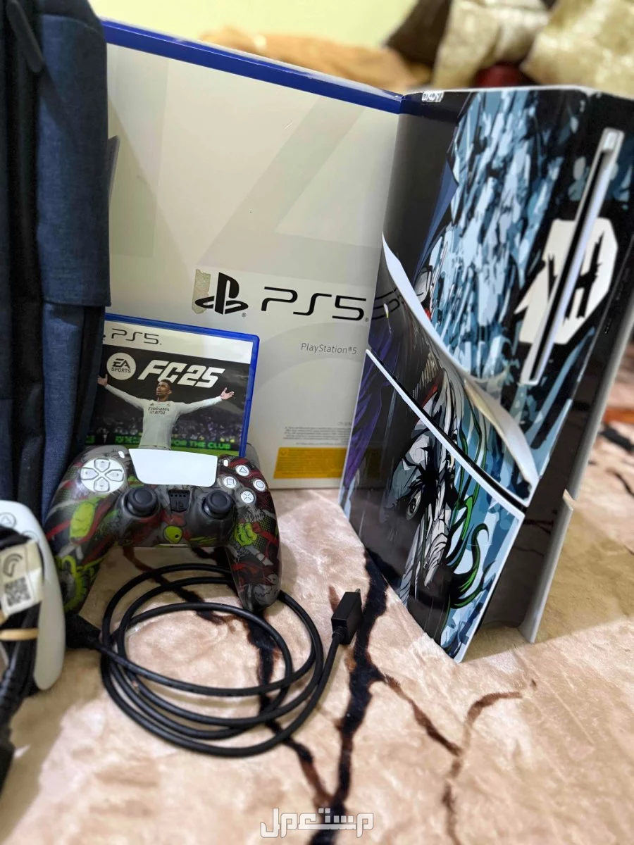 🔹 للبيع: جهاز PlayStation 5 نظيف جدًا 🔹  للراغبين في الأداء القوي والتجربة المميزة 🎮 معروض للبيع جهاز بلايستيشن 5 استخدام نظيف جدًا ✅ 🔸 يأتي مع يدين (عدد 2) + لعبة EA Sports FC 25 الأصلي