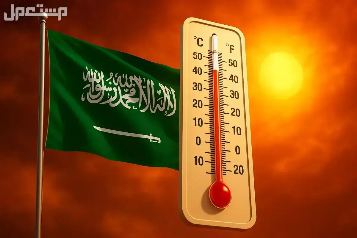 أعلى درجة حرارة في السعودية: توقعات طقس أغسطس 2025 أعلى درجة حرارة في السعودية 2025