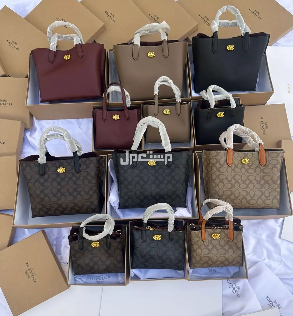 شنط ماركة كوتش ماستر كوالتي حجم وسط