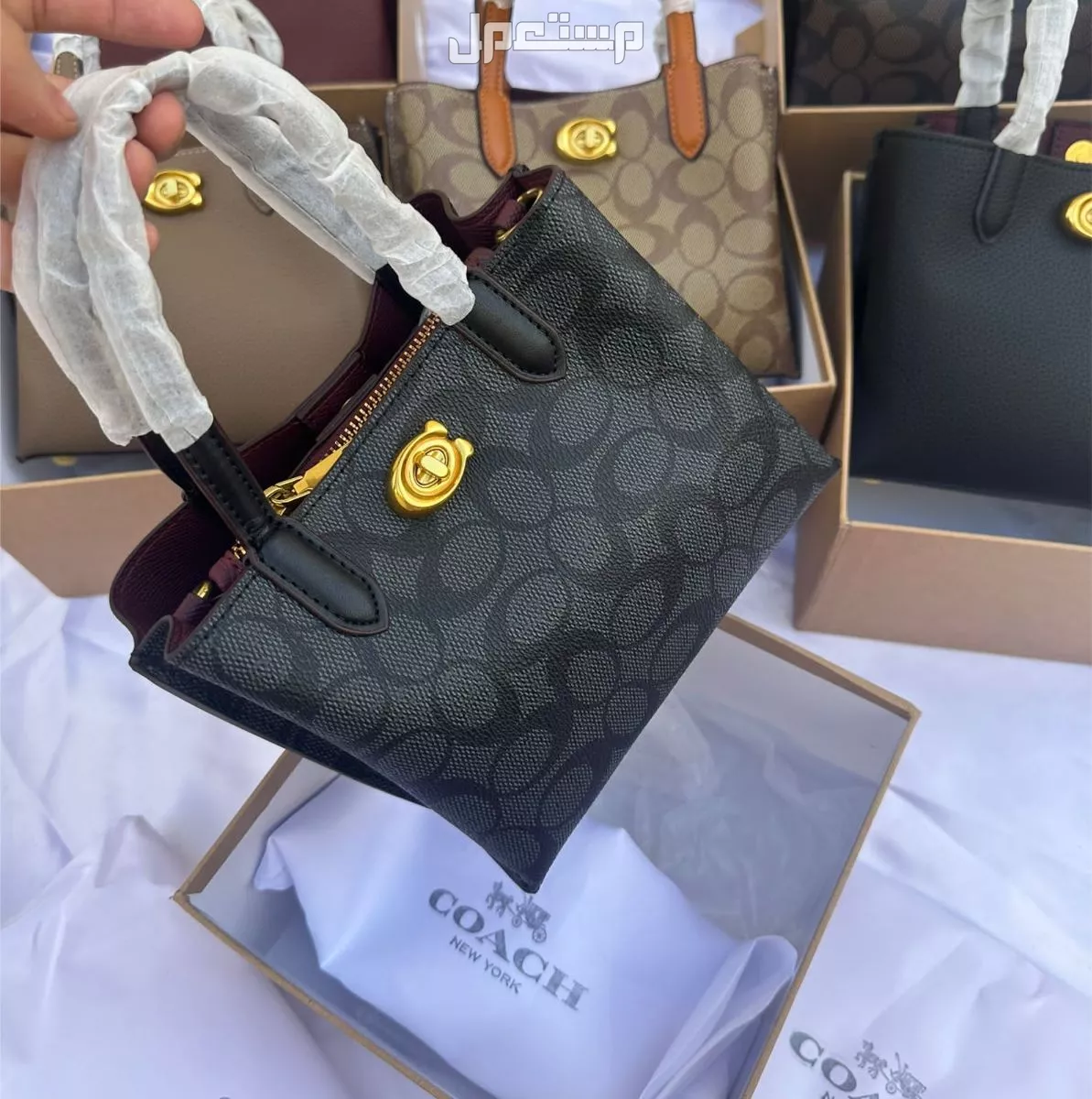 شنط ماركة كوتش ماستر كوالتي حجم وسط