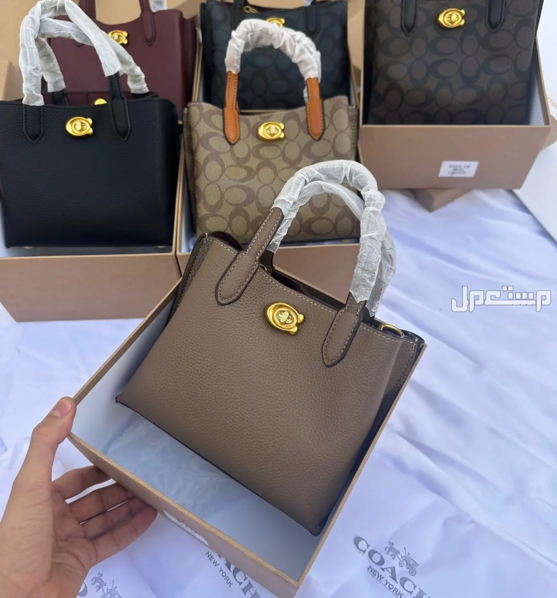 شنط ماركة كوتش ماستر كوالتي حجم وسط