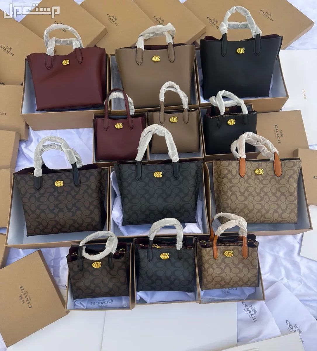 شنط ماركة كوتش ماستر كوالتي حجم وسط