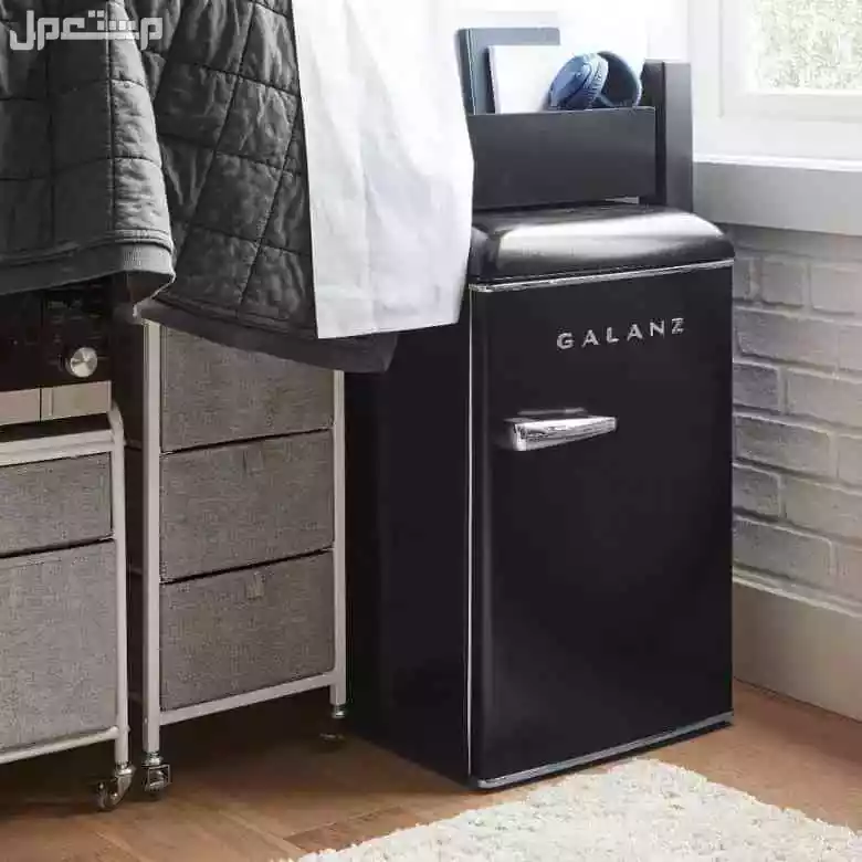 أفضل أنواع ثلاجات صغيرة لغرف النوم ثلاجة سوداء صغيرة