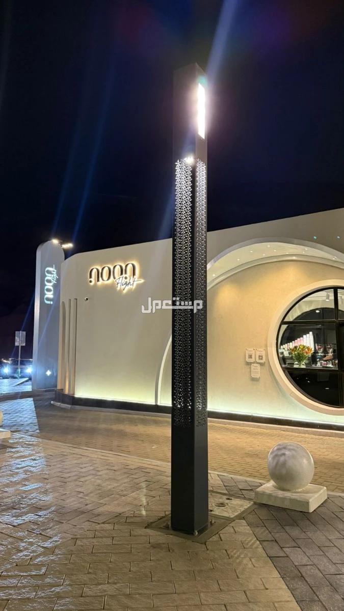 أعمدة إنارة ديكورية صناعة سعودية مودرن كلاسيك بولارد في جدة