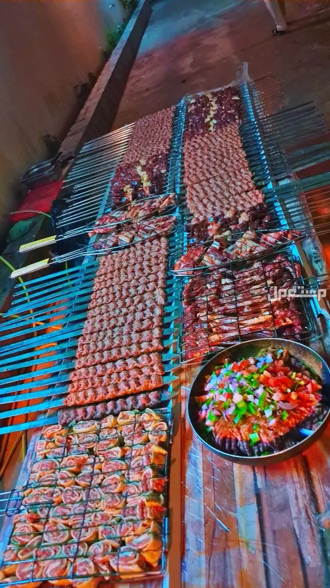 معلم مشاوي سورية شوي خارجي في ابها وخميس مشيط