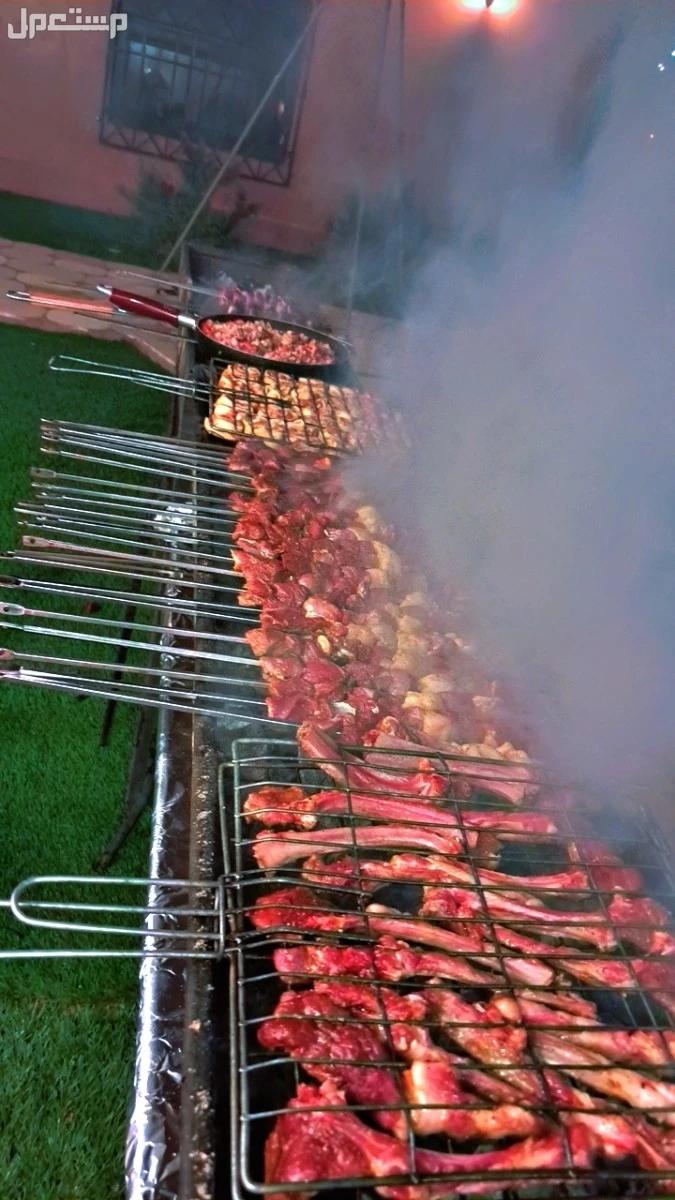 معلم مشاوي سورية شوي خارجي في ابها وخميس مشيط