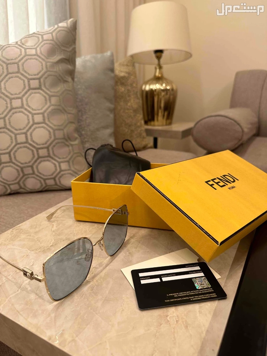 🕶️ نظارة شمسية ماركة FENDI أصلية