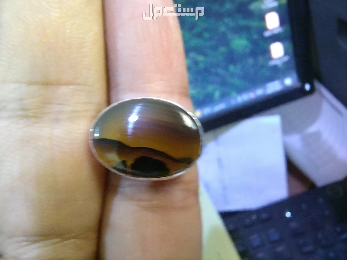 خاتم ملكي عقيق يماني مصور في الرياض