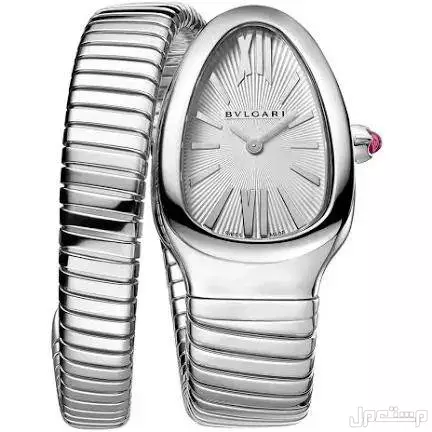 ساعه بولقاري نسائيه فضي شكل ثعبان ماستر كواليتي وتساب 0567420275