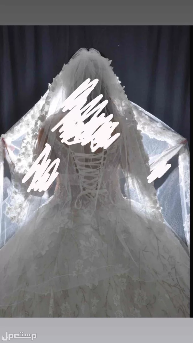 للبيع او ايجار فستان زواج فخم جدا لم يلبس الا وقت الزفه للايجار 500 و البيع 1500 في خميس مشيط بسعر 1500 ريال سعودي