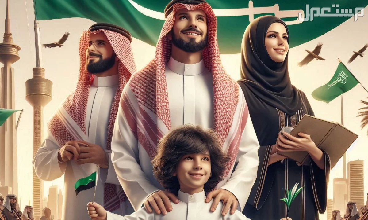 أجمل صور وبطاقات تهنئة اليوم الوطني السعودي 1447 للتحميل مجانًا صور اليوم الوطني السعودي عالية الجودة