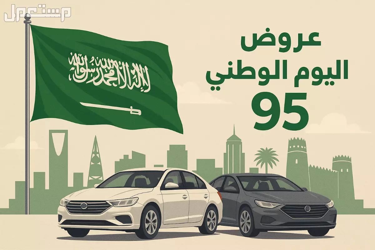 عروض اليوم الوطني 95 على تأمين السيارات عروض اليوم الوطني على التأمين