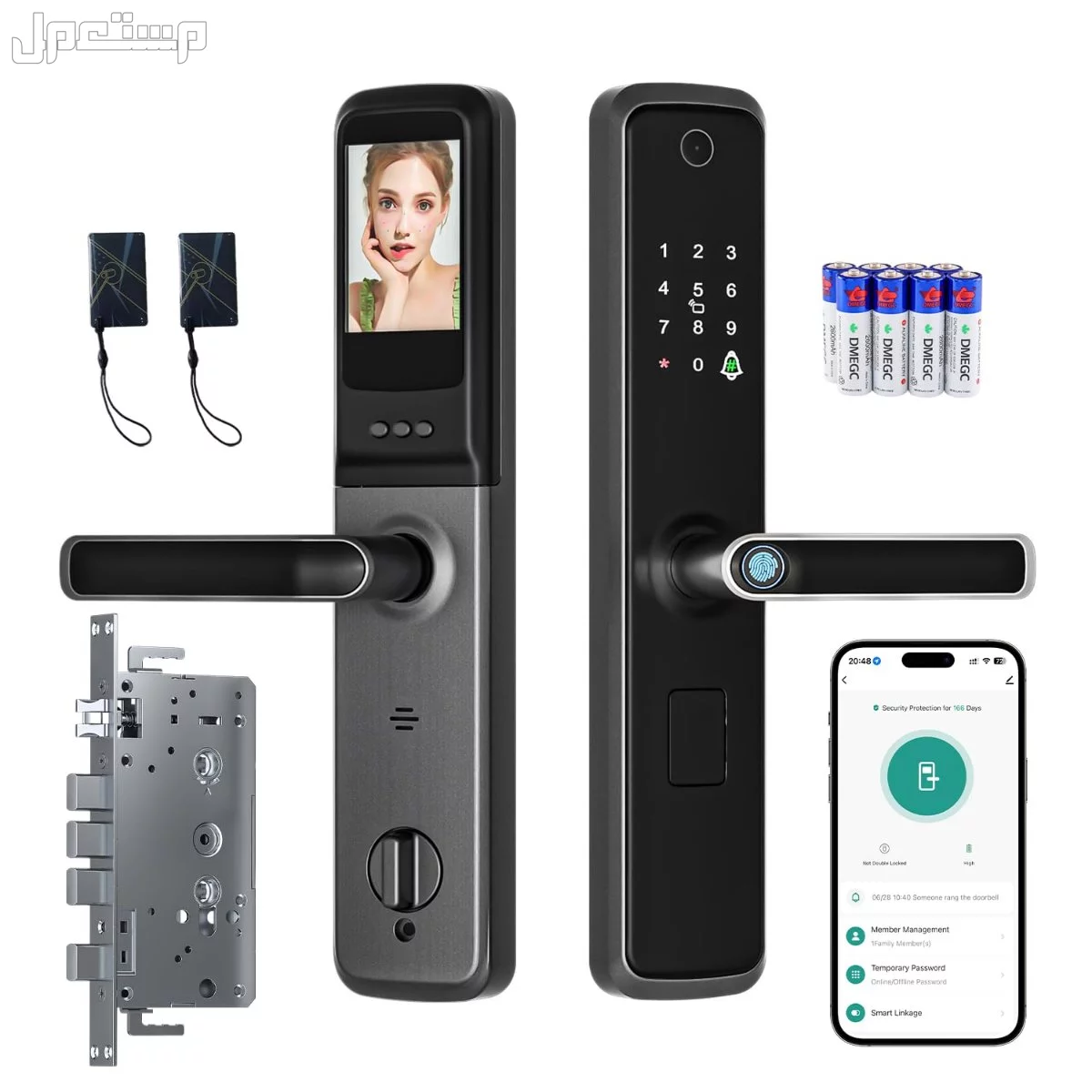 كم سعر الباب الذكي الإلكتروني مع البصمة ومميزاته؟.. أفضل الأنواع قفل ذكي مع تطبيق جوال