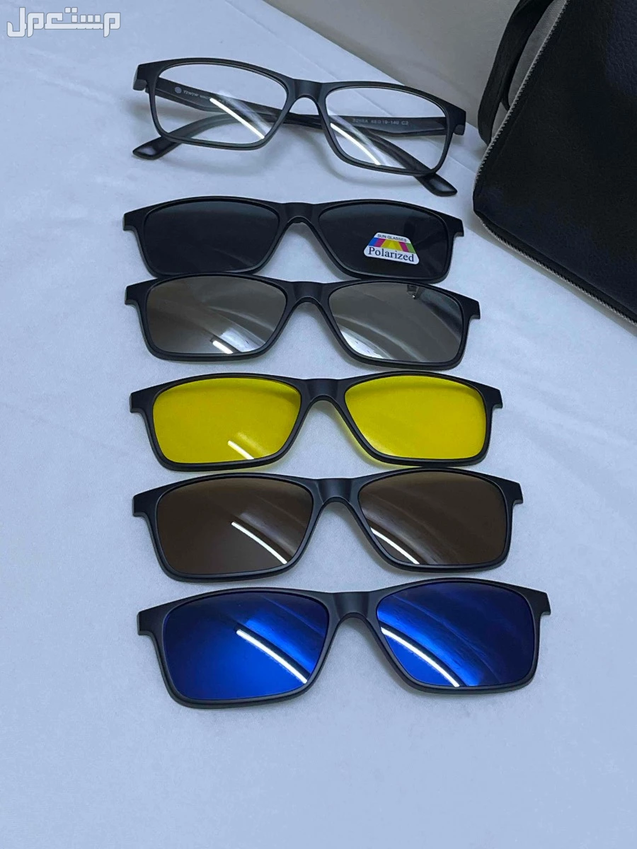 نظارات طبية 5 عدسات مغناطيسية متبدلة بسعر مفجأة