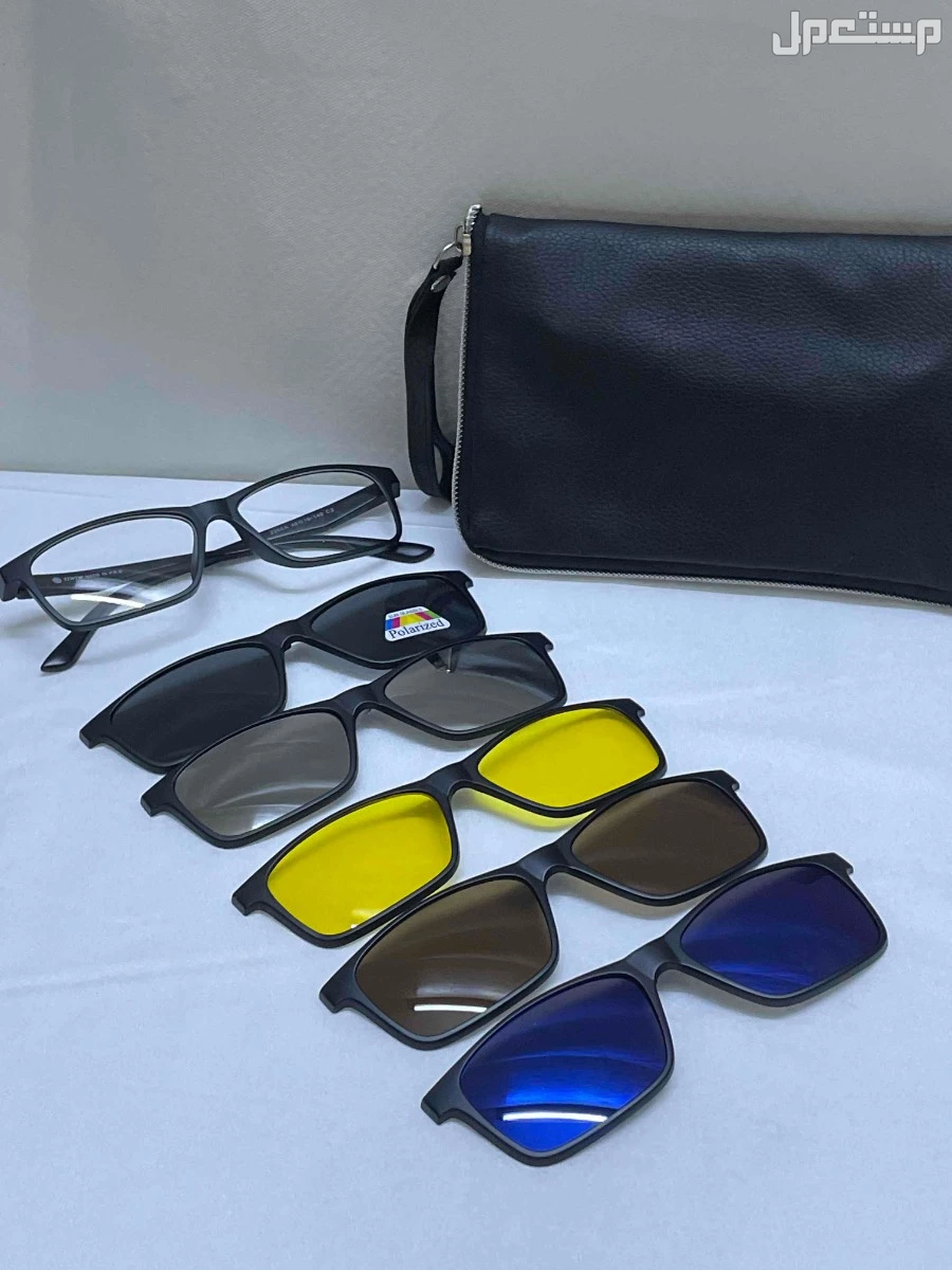 نظارات طبية 5 عدسات مغناطيسية متبدلة بسعر مفجأة