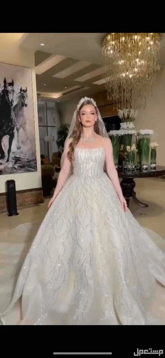 فستان زفاف او ملكة للبيع جديد لبس مرة وحدة