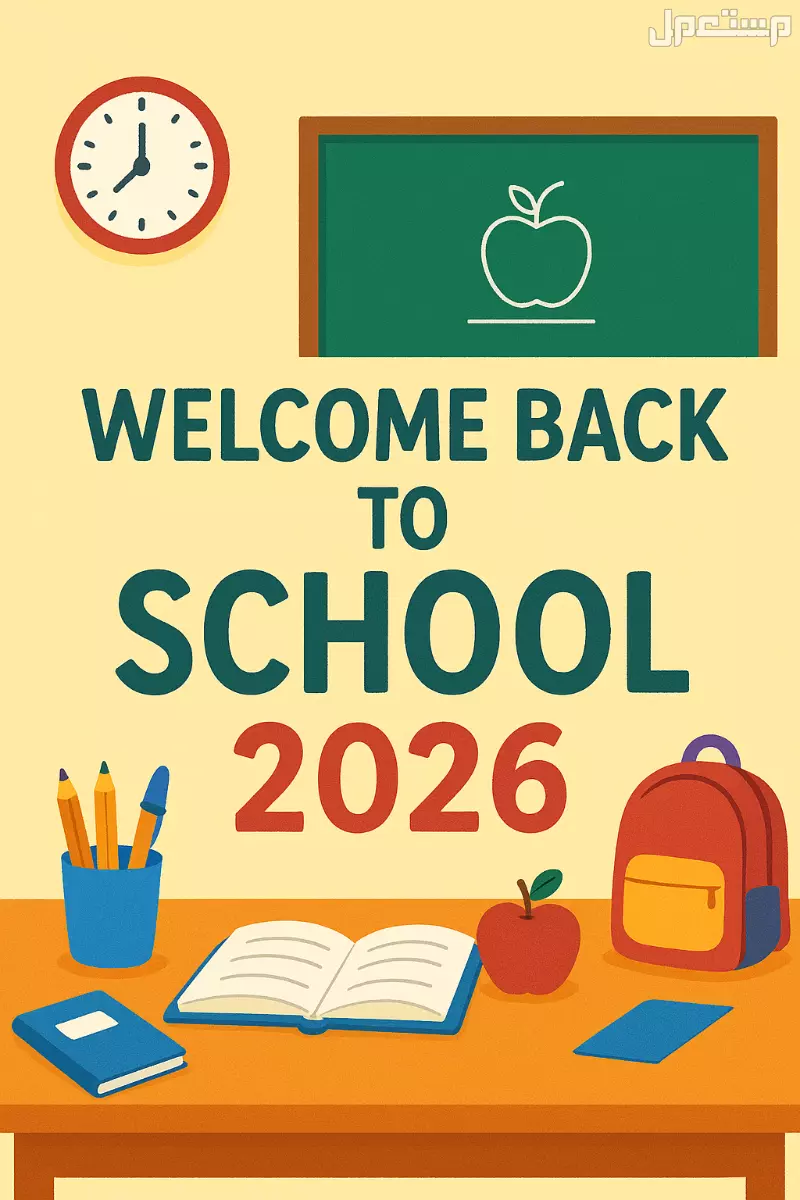 أجمل عبارات استقبال العام الدراسي الجديد 1447 بالإنجليزي والعربي عبارات استقبال العام الدراسي الجديد 1447 بالإنجليزي
