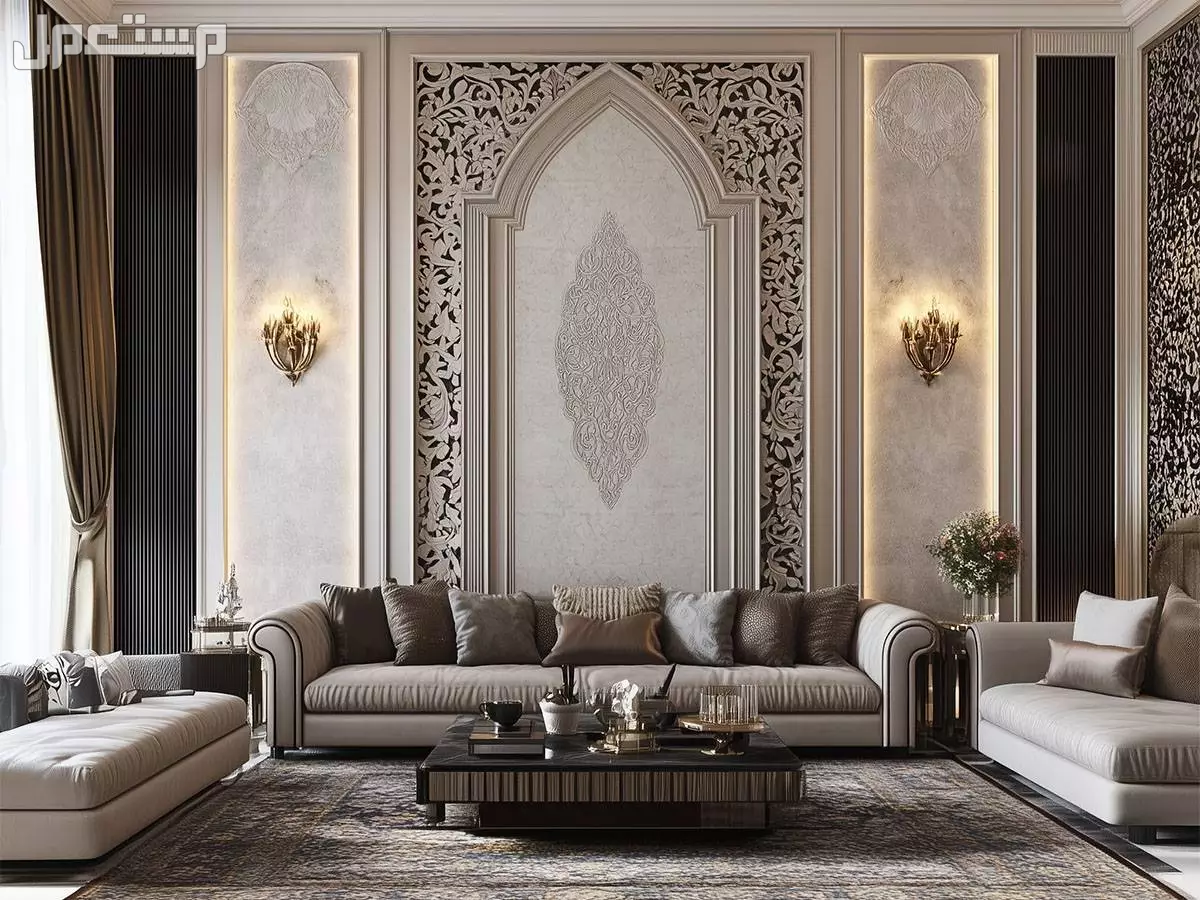 ما هي أفضل أنواع المجالس العربية الحديثة 2026 مع الصور؟ مجالس عربية حديثة 2026