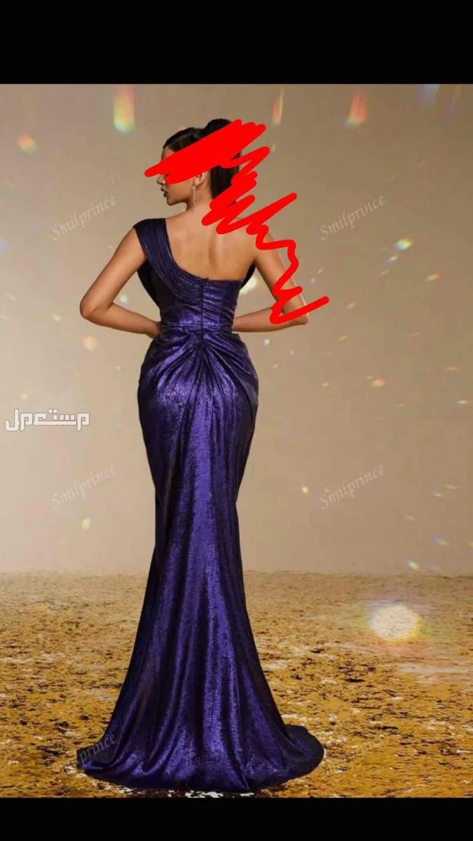 فستان سهرة جميل جدا لبس مرا واحدة فقط في المدينة المنورة